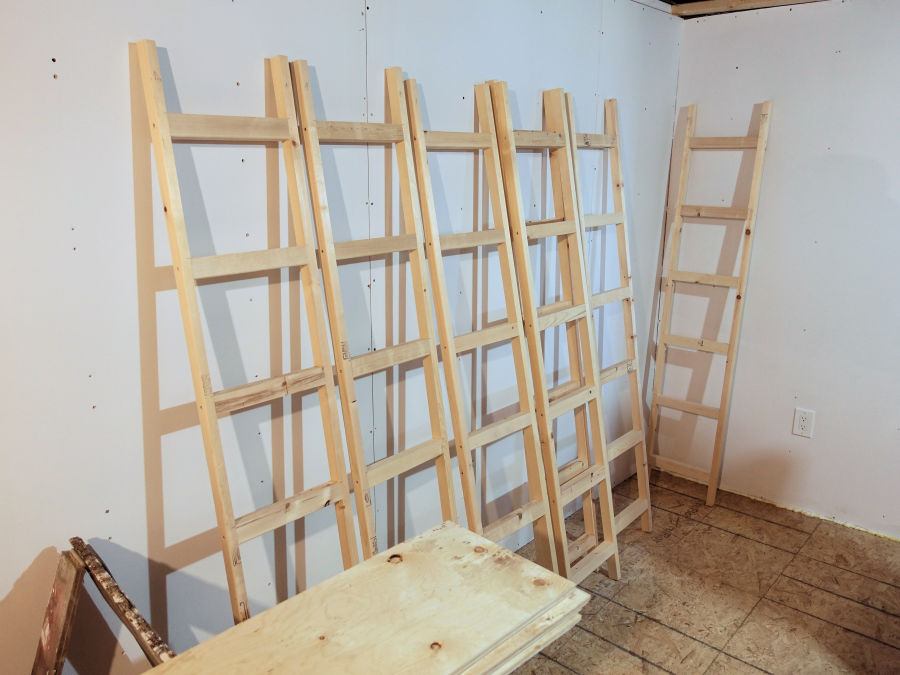 how to make cheap, strong and easy to build storage shelves